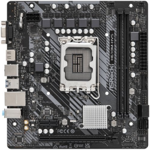 Дънна платка ASRock H610M-HVS (снимка 2)