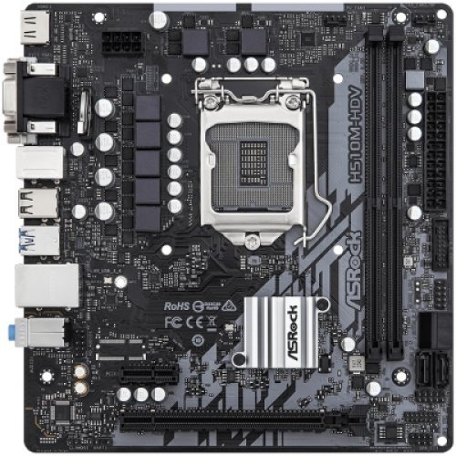 Дънна платка ASRock H510M-HDV R2.0 (снимка 2)