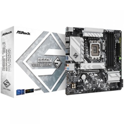 Дънна платка ASRock B660M STEEL LEGEND (снимка 1)