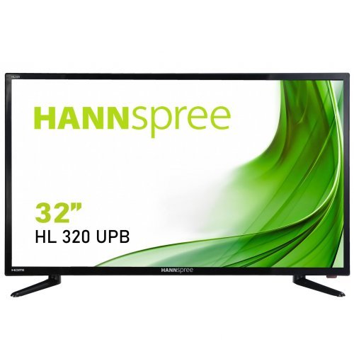 Монитор HANNSPREE 31.5" HL 320 UPB, TFT, , Wide, Full HD, D-Sub, HDMI, USB, Черен (снимка 1)