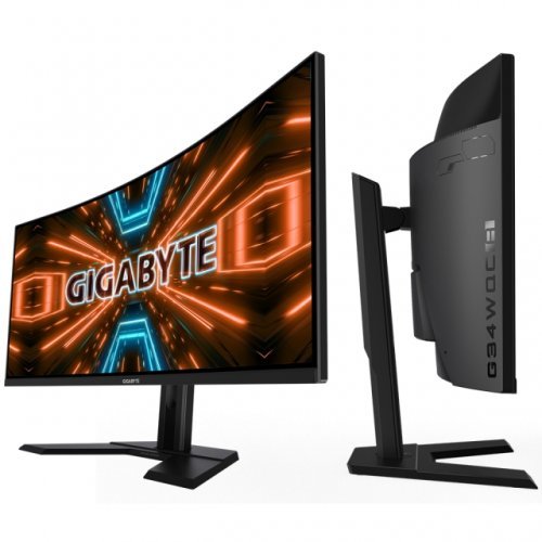 Монитор Gigabyte 34WQC-A-EK GA-MON-G34WQC-A-EK (снимка 6)
