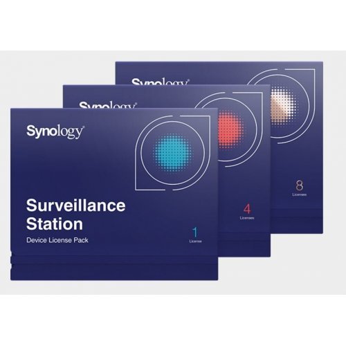 NAS устройство Surveillance Device License Pack 4 pcs. - Лиценз за запис на до 4 камери (снимка 1)
