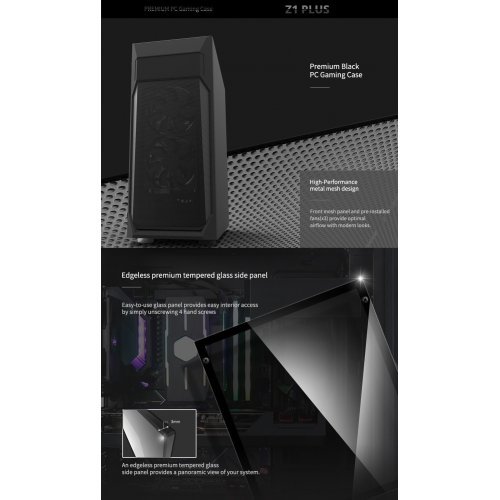 Компютърна кутия Zalman Z1 PLUS ZM-Z1-PLUS (снимка 5)