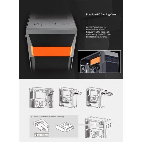 Компютърна кутия Zalman Z1 PLUS ZM-Z1-PLUS (снимка 6)