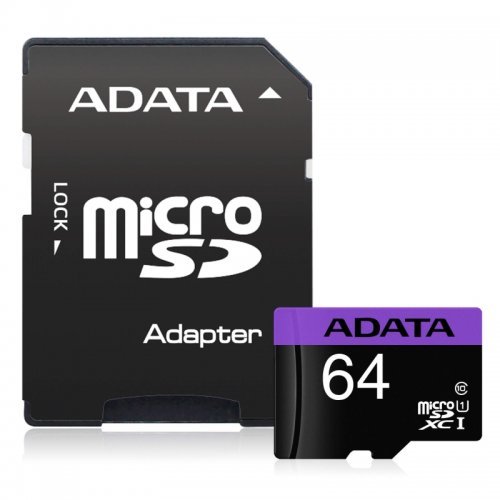 Флаш карта Adata AUSDX64GUICL10-RA1 (снимка 1)