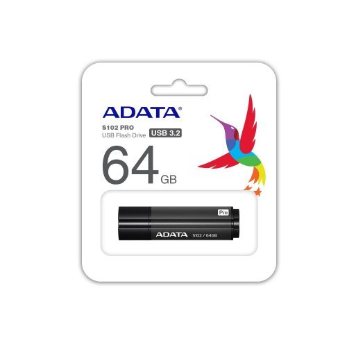 USB флаш памет Adata AS102P-64G-RGY (снимка 2)