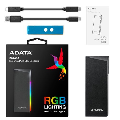 Кутия за диск Adata AEC700GU32G2-CGY (снимка 5)