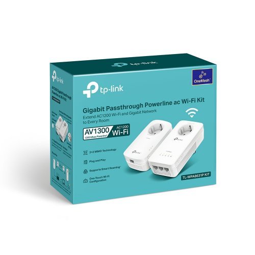 Powerline адаптер TP-Link WPA8631P KIT (снимка 1)
