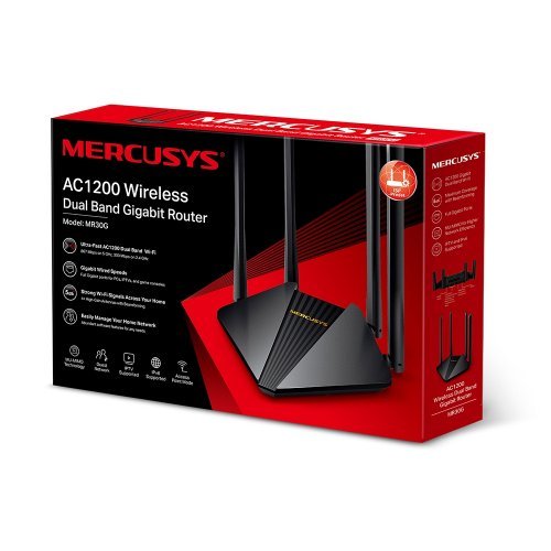 Безжичен рутер Mercusys MR30G (снимка 3)