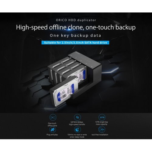 Кутии за дискове > Orico 6558US3 6558US3-C-EU-BK (снимка 5)