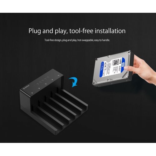 Кутии за дискове > Orico 6558US3 6558US3-C-EU-BK (снимка 9)