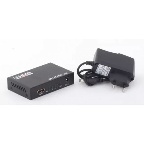 Видео сплитер HDMI SPLITTER 1X4 VER1.4 63402 (снимка 2)
