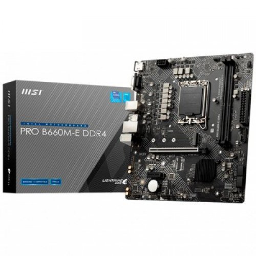 Дънна платка MSI PRO B660M-E DDR4 PRO_B660M-E_DDR4 (снимка 1)