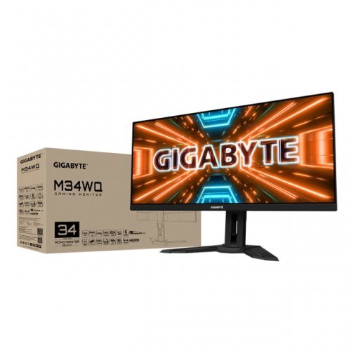 Монитор Gigabyte G34WQ-EK GA-MON-M34WQ-EK (снимка 7)