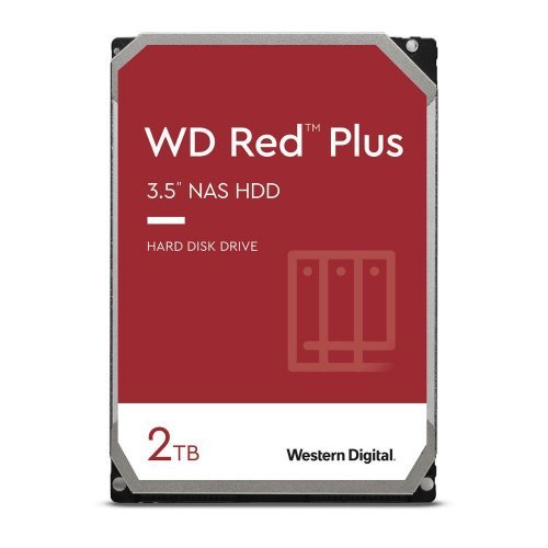 Твърд диск Western Digital Red PLUS NAS HDD-SATA3-2000WD-RED-PL (снимка 1)