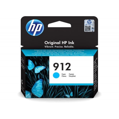 Консумативи за мастиленоструен печат > HP 912 Cyan 3YL77AE (снимка 1)