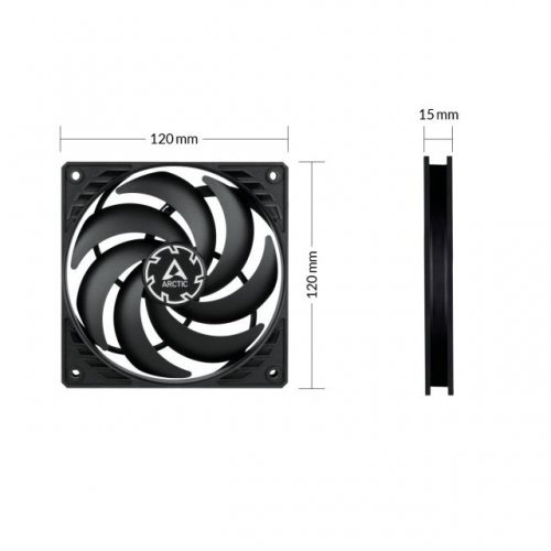 Вентилатор Arctic Cooling P12 SLIM PWM ARCTIC-FAN-ACFAN00187A (снимка 6)