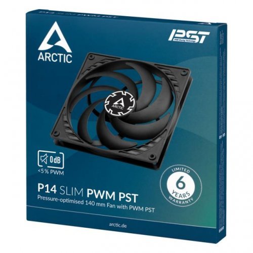 Вентилатор Arctic Cooling P14 SLIM PWM PST ACFAN00268A (снимка 4)