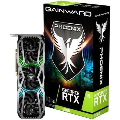 Издръжлива Gainward RTX 3080 Phoenix 10G Gddr6X, 320 bit, 3xDP, 1xHDMI