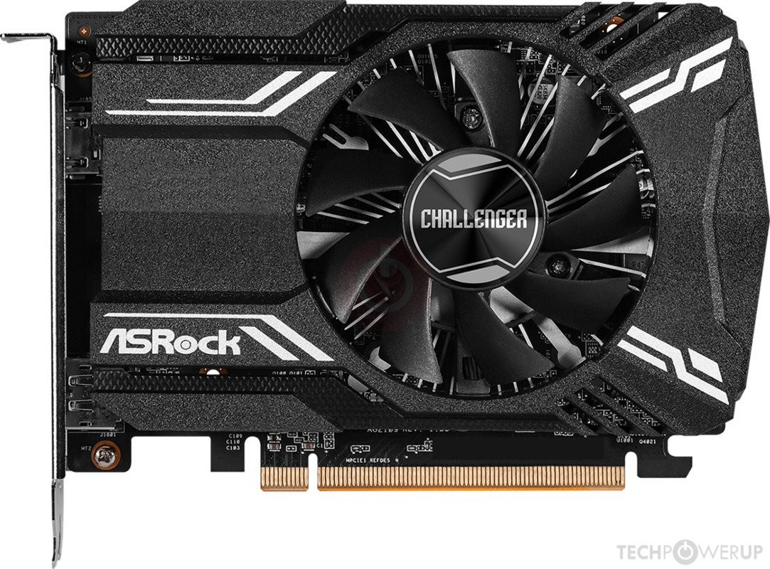Хайтек AMD Asrock Radeon RX 6400 Challenger ITX 4GB, GDDR6 64 bit, 1xHDMI, 1xDP 1.4, recomended PSU 350W.