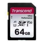 Флаш карта Transcend UHS-I U3 A1 TS64GSDC340S