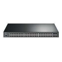 Суич TP-Link JetStream 52-Port Gigabit L2+ Managed Switch with 48-Port PoE+ TL-SG3452P