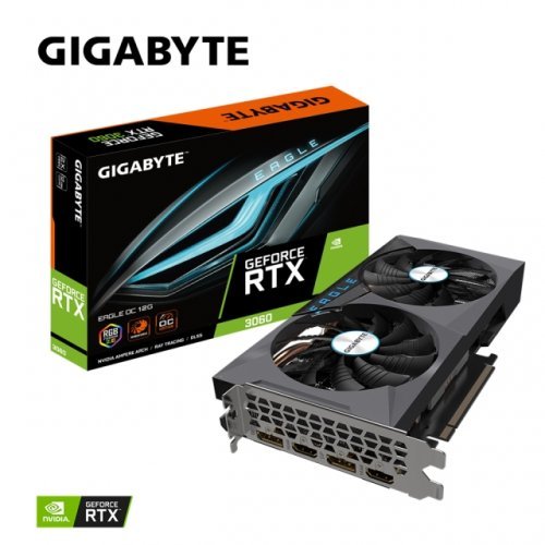 Видео карта Gigabyte GeForce RTX 3060 EAGLE OC VC-N3060EAGLE-OC-12GD (снимка 8)