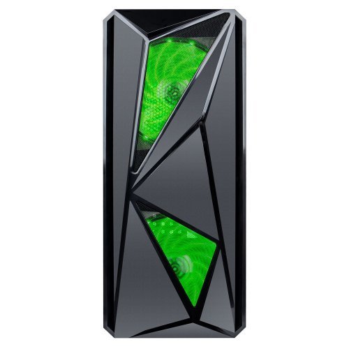 Компютърна кутия 1stPlayer F4-3A1-15LED-GREEN (снимка 2)