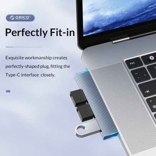 USB Hub Orico AH-W13-GY AH-W13-GY-BP (снимка 10)