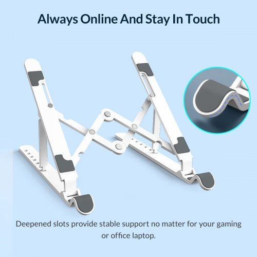 Стенд за лаптоп Orico PFB-A24-WH PFB-A24-WH-BP (снимка 5)