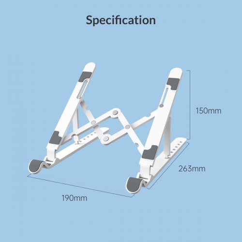 Стенд за лаптоп Orico PFB-A24-WH PFB-A24-WH-BP (снимка 19)