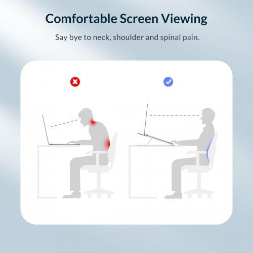 Стенд за лаптоп Orico PFB-A24-BK PFB-A24-BK-BP (снимка 14)