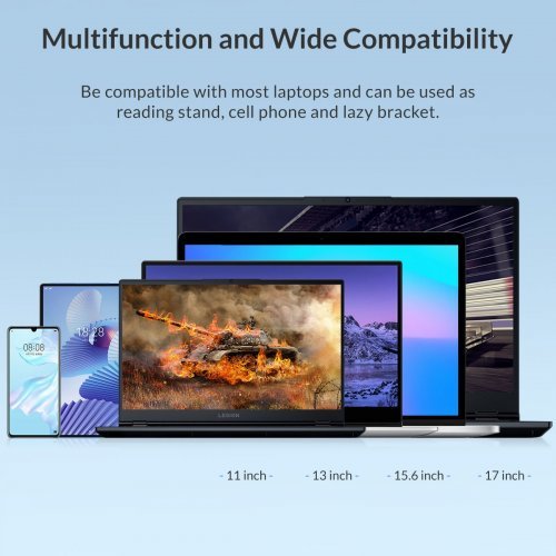 Стенд за лаптоп Orico PFB-A24-BK PFB-A24-BK-BP (снимка 19)