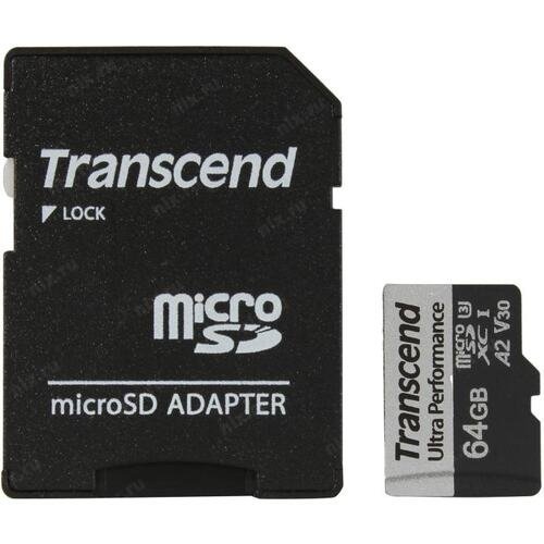 Флаш карта Transcend UHS-I U3 A2 TS64GUSD340S (снимка 1)