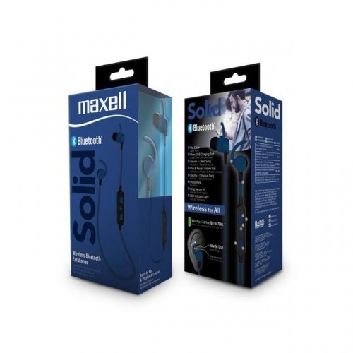 Слушалки Maxell ML-AH-SOLID-BT100-BLUE (снимка 3)