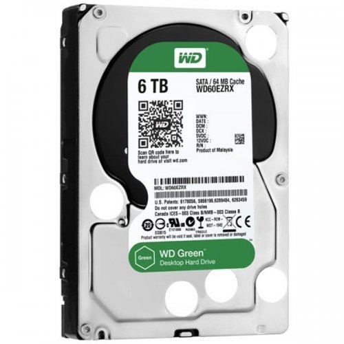 Твърди дискове SATA 3.5" > Western Digital Green WD60EZRX (снимка 1)