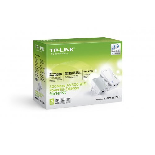 Powerline адаптери > TP-Link TL-WPA4220KIT (снимка 3)