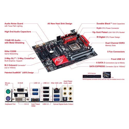 Дънна платка Gigabyte GA-Z97X-GAMING 5 (снимка 6)