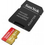 Флаш карта SanDisk Extreme PLUS SDSQXBU-064G-GN6MA
