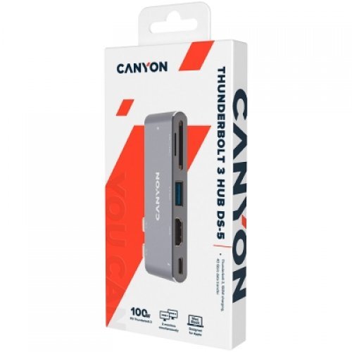 USB хъб Canyon DS-5 CNS-TDS05DG (снимка 5)