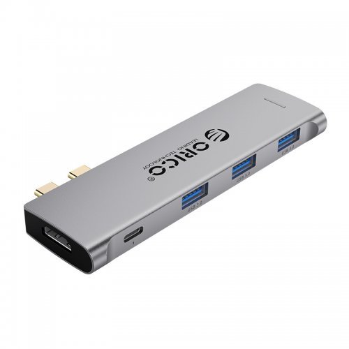 USB хъб Orico 2CT-5H-GY (снимка 1)