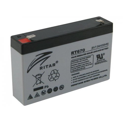 Батерия за UPS RITAR POWER RT670 RITAR-RT670 (снимка 1)