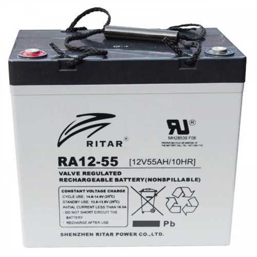 Батерия за UPS RITAR POWER EV12-55 RITAR-EV12-55 (снимка 1)