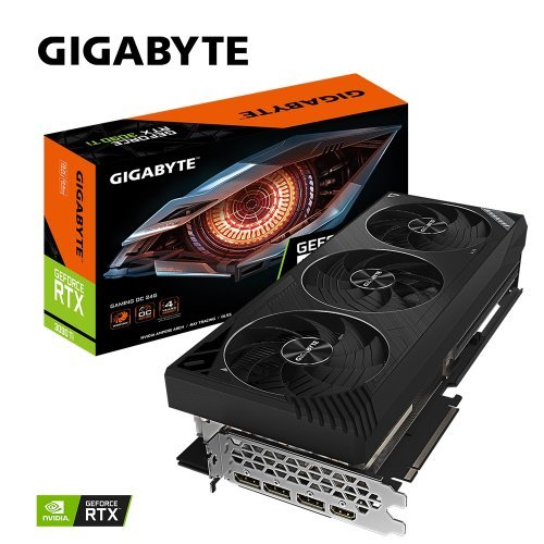 Видео карта Gigabyte GeForce RTX 3090 Ti GAMING OC 24G GV-N309TGAMING OC-24GD (снимка 1)