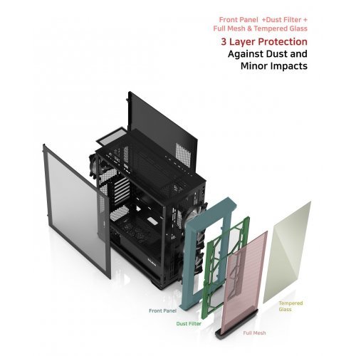 Компютърна кутия Zalman ZM-Z10-DUO (снимка 4)