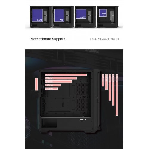 Компютърна кутия Zalman ZM-Z10-DUO (снимка 13)