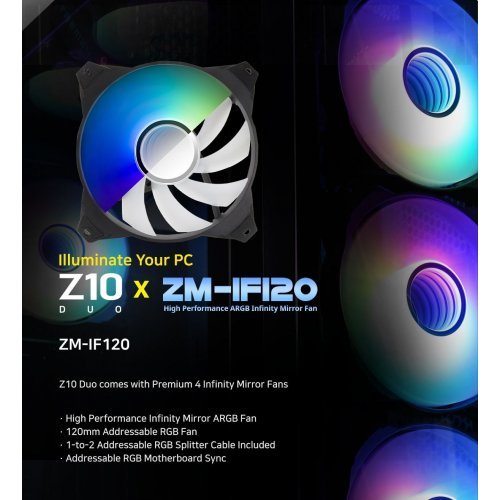 Компютърна кутия Zalman ZM-Z10-DUO (снимка 14)