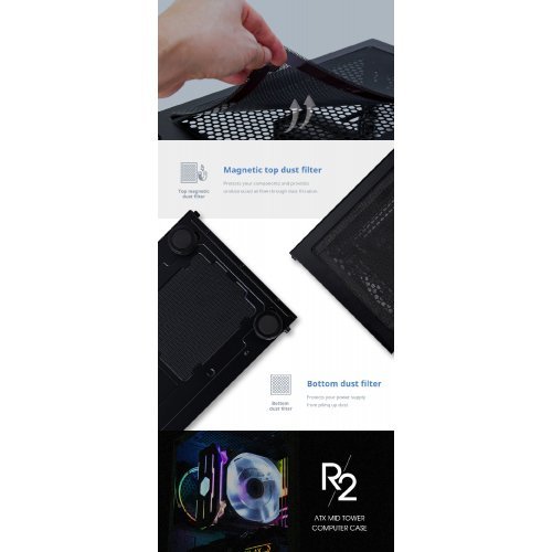 Компютърна кутия Zalman ZM-R2-BLACK (снимка 11)