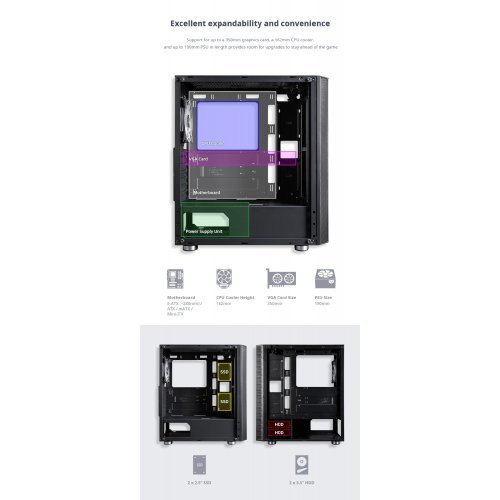 Компютърна кутия Zalman ZM-R2-BLACK (снимка 14)