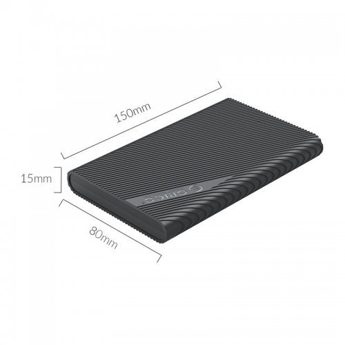 Кутия за диск Orico 2521C3-BK-EP (снимка 5)